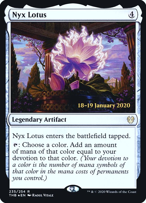 Nyx Lotus (235s) [Theros Beyond Death Promos]