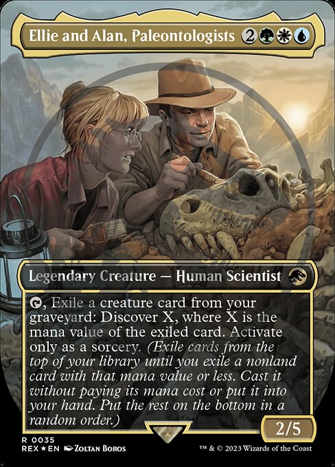 Ellie and Alan, Paleontologists (35) [Jurassic World Collection] [Borderless]