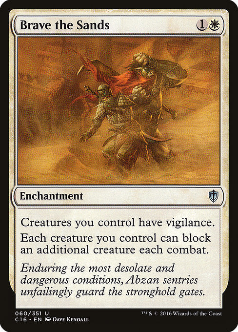 Brave the Sands (60) [Commander 2016]