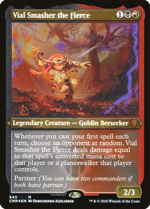 Vial Smasher the Fierce (540) [Commander Legends] [Etched]