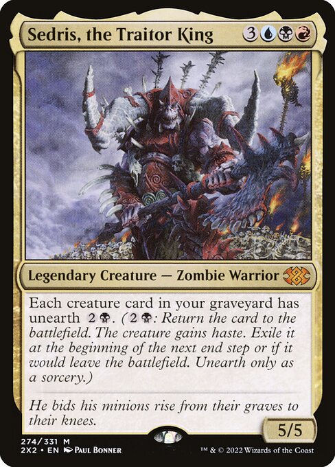 Sedris, the Traitor King (274) [Double Masters 2022]