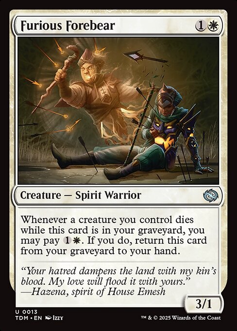 Furious Forebear (13) [Tarkir: Dragonstorm]