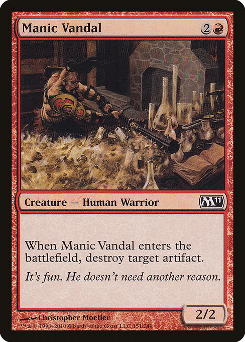 Manic Vandal (151) [Magic 2011]