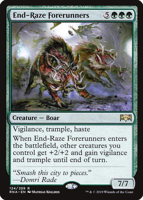 End-Raze Forerunners (124) [Ravnica Allegiance]