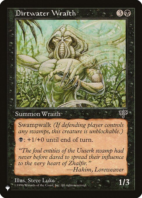 Dirtwater Wraith (MIR-117) [The List]