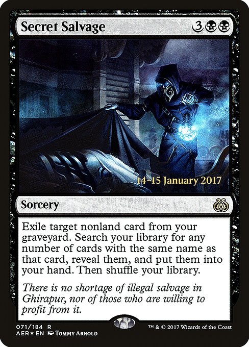 Secret Salvage (71s) [Aether Revolt Promos]