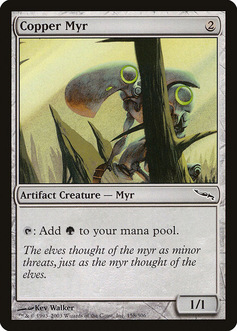 Copper Myr (158) [Mirrodin]