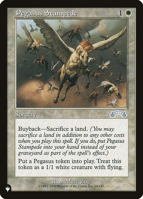 Pegasus Stampede (EXO-14) [The List]