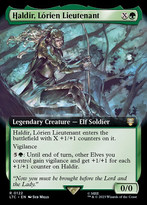 Haldir, Lórien Lieutenant (122) [Tales of Middle-earth Commander] [Extended Art]