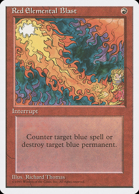 Red Elemental Blast (218) [Fourth Edition]