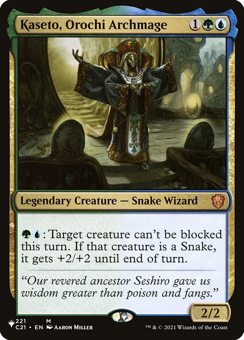 Kaseto, Orochi Archmage (C21-221) [The List]