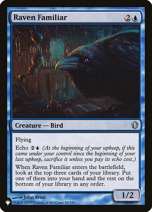 Raven Familiar (C13-55) [The List]