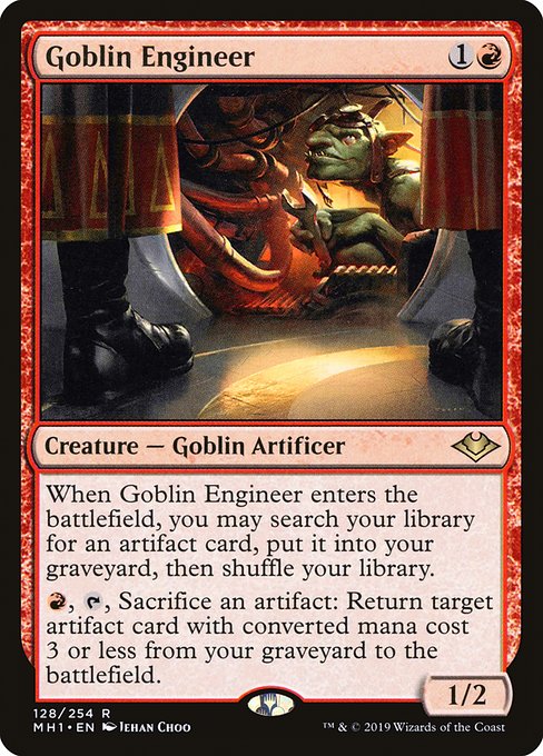 Goblin Engineer (128) [Modern Horizons]