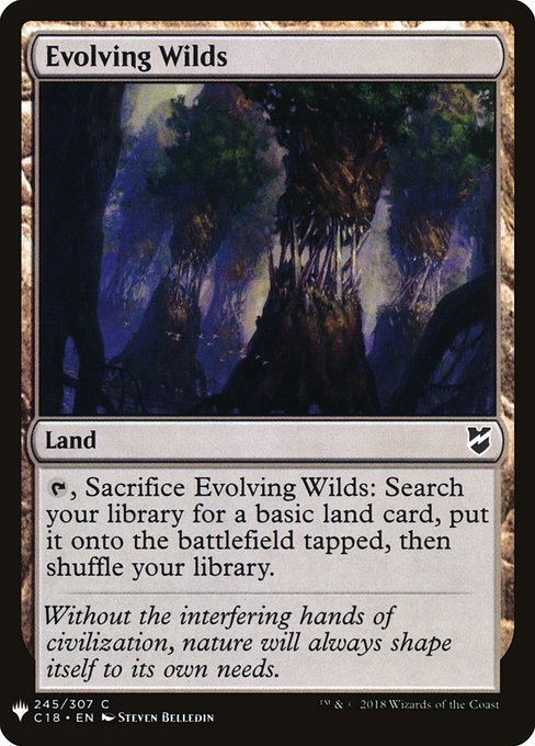 Evolving Wilds (C18-245) [The List]