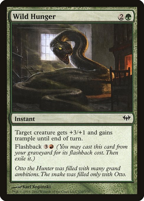 Wild Hunger (132) [Dark Ascension]