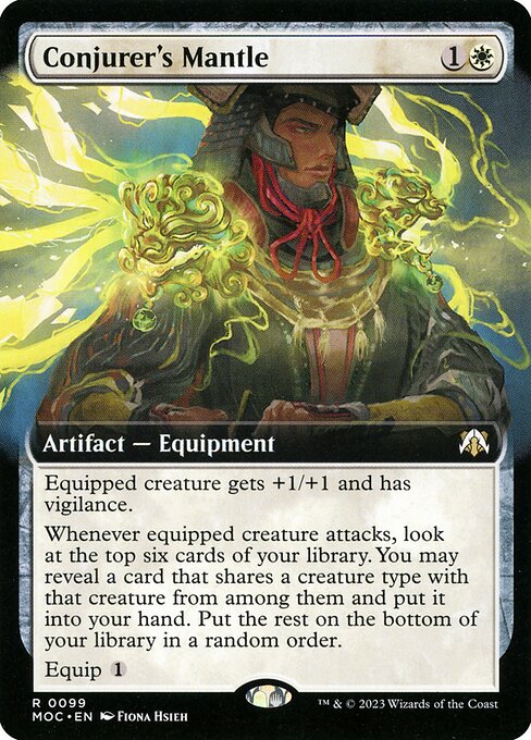 Conjurer's Mantle (99) [March of the Machine Commander] [Extended Art]