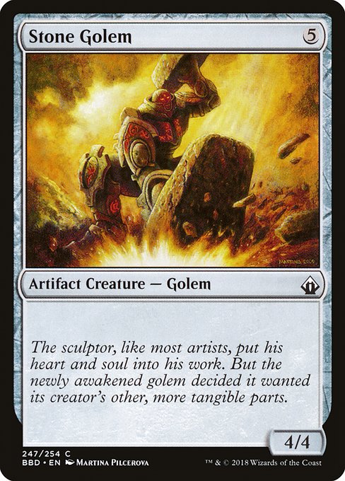 Stone Golem (247) [Battlebond]