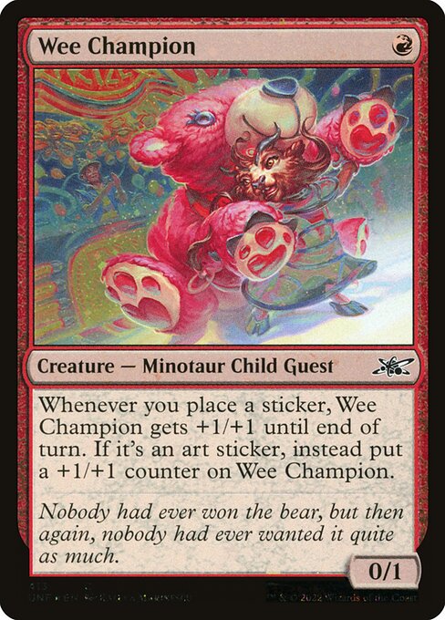 Wee Champion (413) [Unfinity]
