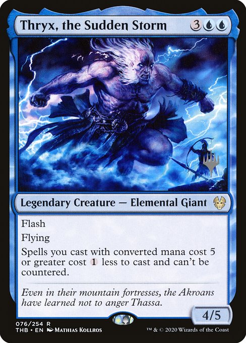 Thryx, the Sudden Storm (76p) [Theros Beyond Death Promos]