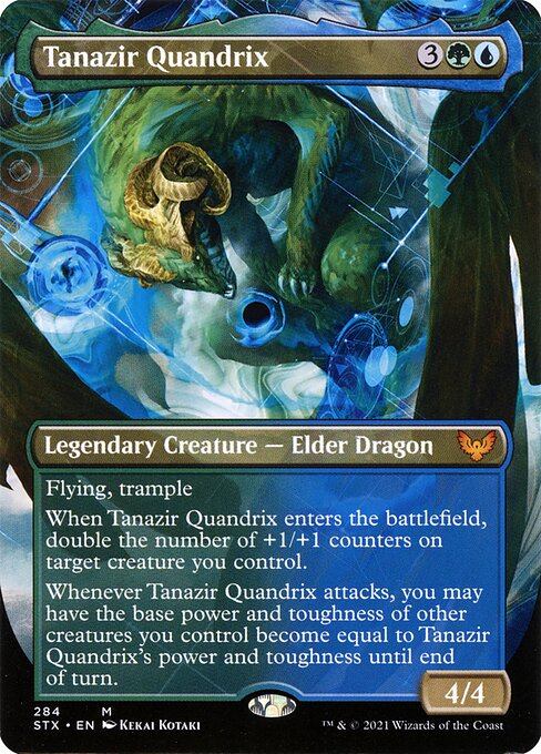 Tanazir Quandrix (284) [Strixhaven: School of Mages] [Borderless]