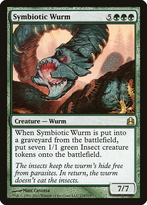 Symbiotic Wurm (174) [Commander 2011]