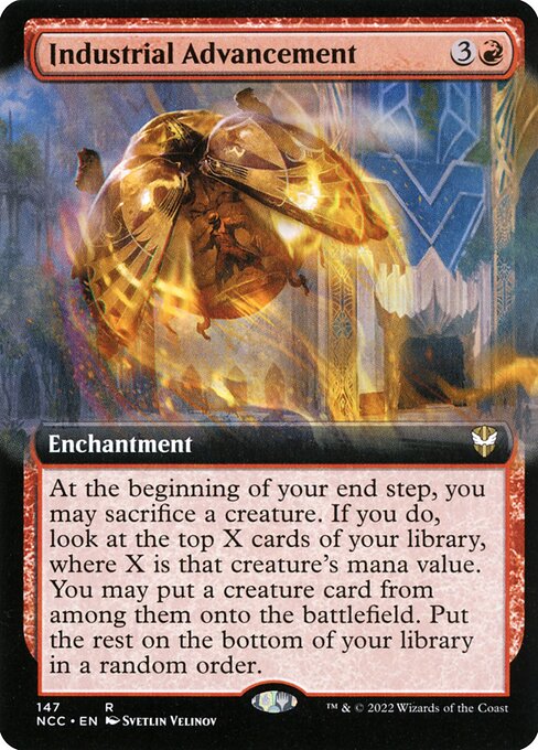 Industrial Advancement (147) [New Capenna Commander] [Extended Art]