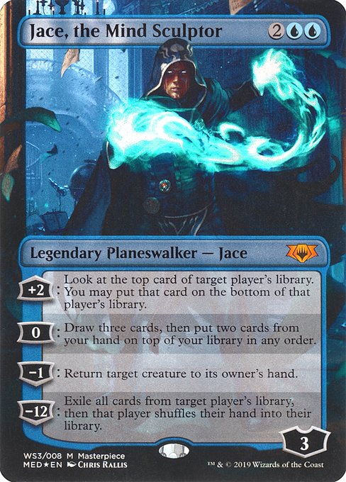 Jace, the Mind Sculptor (WS3) [Mythic Edition] [Borderless]