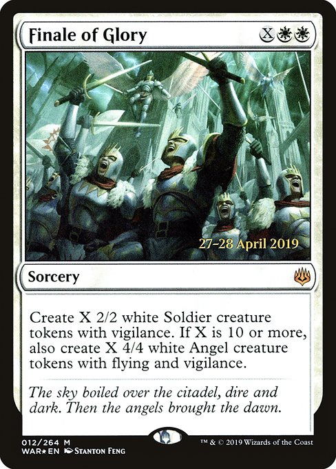Finale of Glory (12s) [War of the Spark Promos]
