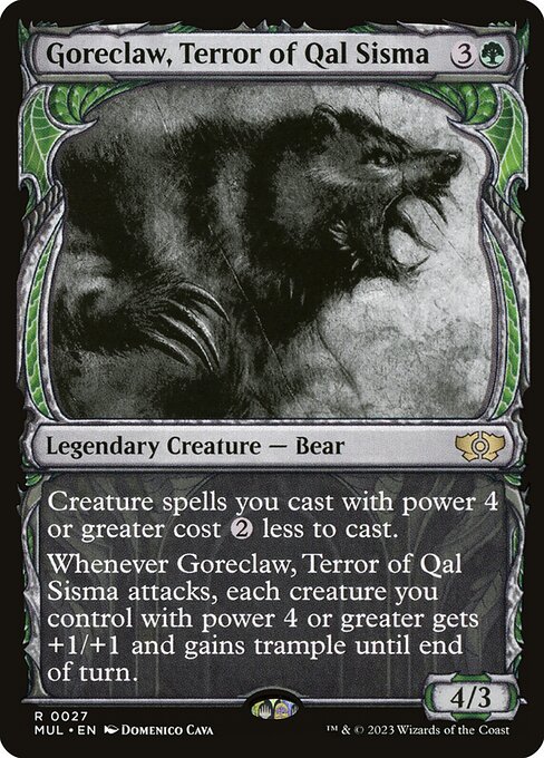 Goreclaw, Terror of Qal Sisma (27) [Multiverse Legends] [Showcase]