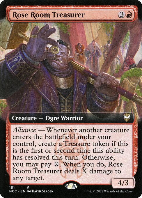 Rose Room Treasurer (151) [New Capenna Commander] [Extended Art]