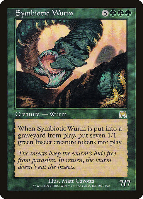 Symbiotic Wurm (289) [Onslaught]