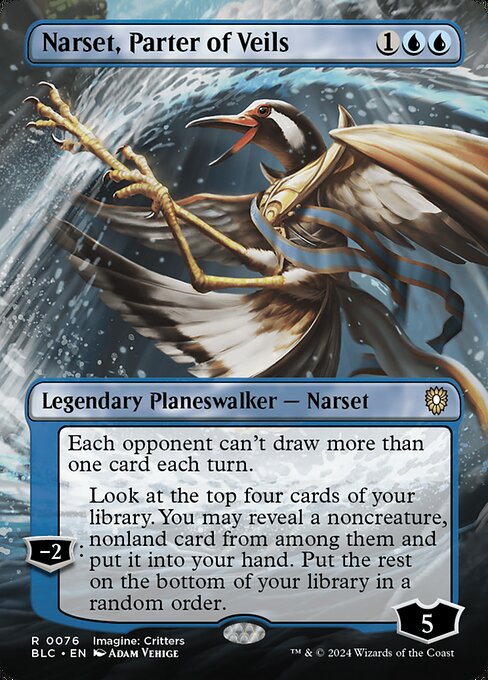 Narset, Parter of Veils (76) [Bloomburrow Commander]