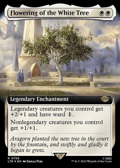 Flowering of the White Tree (759) [The Lord of the Rings: Tales of Middle-earth] [Extended Art]