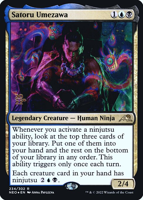 Satoru Umezawa (234s) [Kamigawa: Neon Dynasty Promos]
