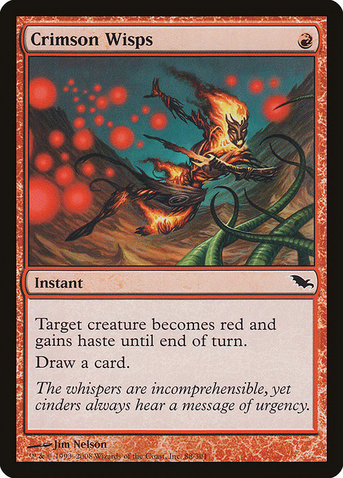 Crimson Wisps (88) [Shadowmoor]