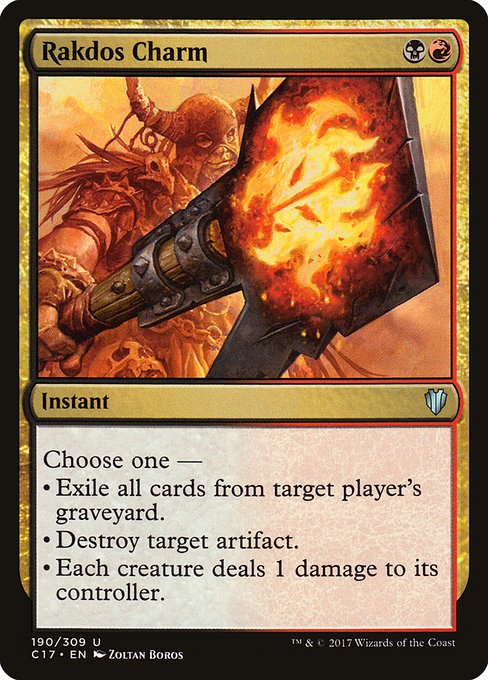 Rakdos Charm (190) [Commander 2017]