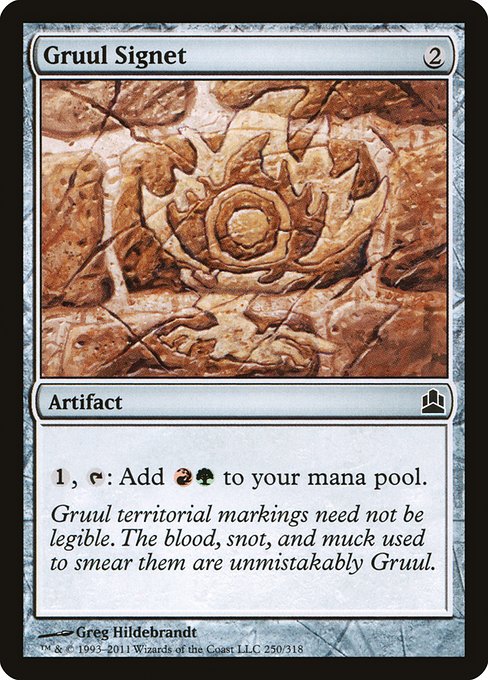 Gruul Signet (250) [Commander 2011]