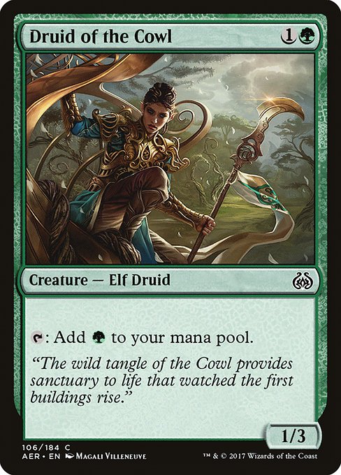 Druid of the Cowl (106) [Aether Revolt]