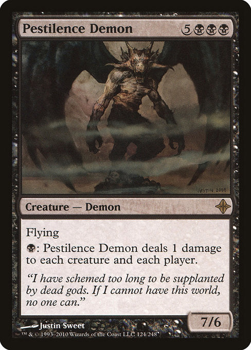 Pestilence Demon (124) [Rise of the Eldrazi]