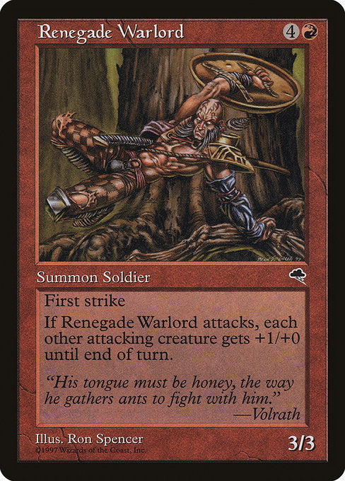 Renegade Warlord (197) [Tempest]