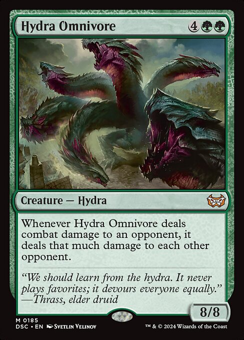 Hydra Omnivore (185) [Duskmourn: House of Horror Commander]