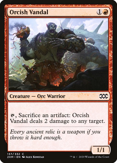 Orcish Vandal (137) [Double Masters]
