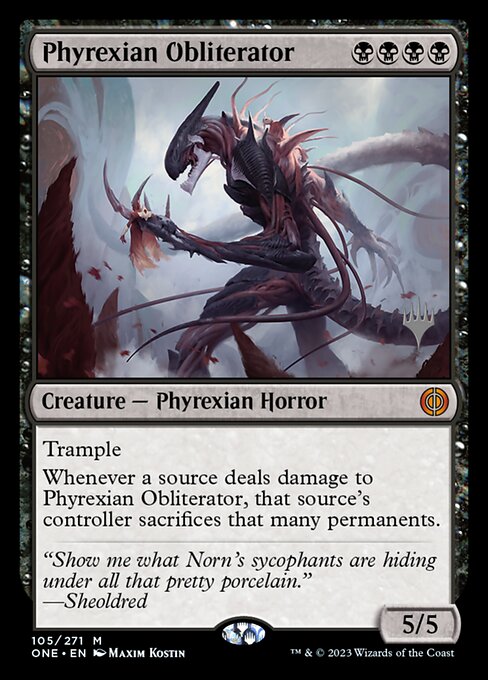 Phyrexian Obliterator (105p) [Phyrexia: All Will Be One Promos]