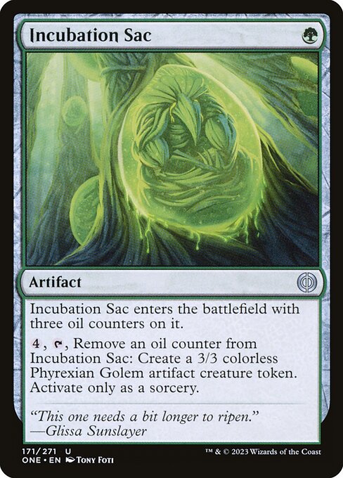 Incubation Sac (171) [Phyrexia: All Will Be One]