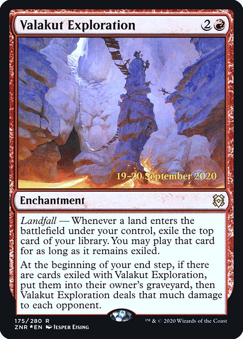 Valakut Exploration (175s) [Zendikar Rising Promos]