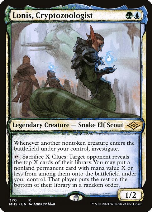 Lonis, Cryptozoologist (370) [Modern Horizons 2] [Showcase]