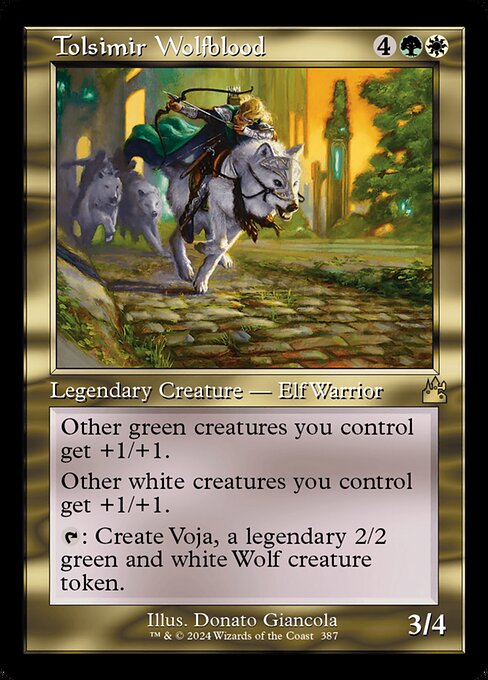 Tolsimir Wolfblood (387) [Ravnica Remastered]