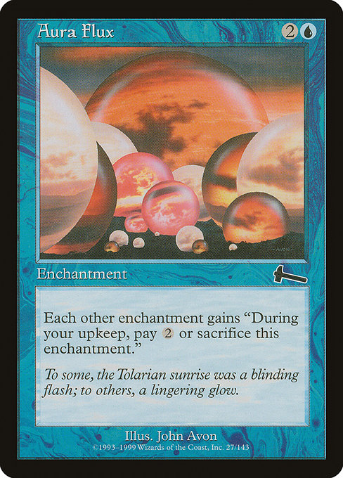 Aura Flux (27) [Urza's Legacy]
