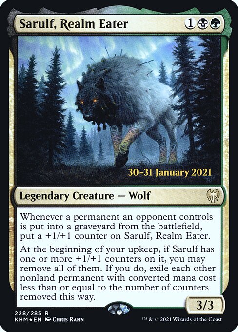 Sarulf, Realm Eater (228s) [Kaldheim Promos]
