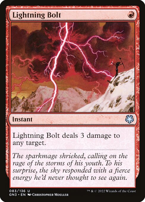 Lightning Bolt (83) [Game Night: Free-for-All]